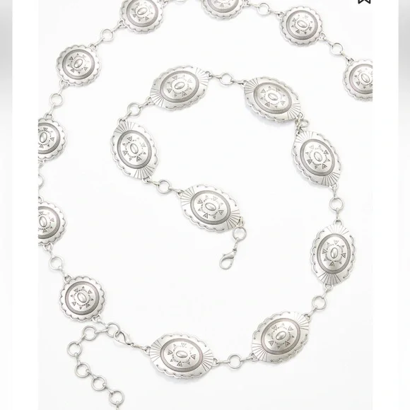 Miranda Lambert Idyllwind silver spur chain belt - Picture 2 of 4